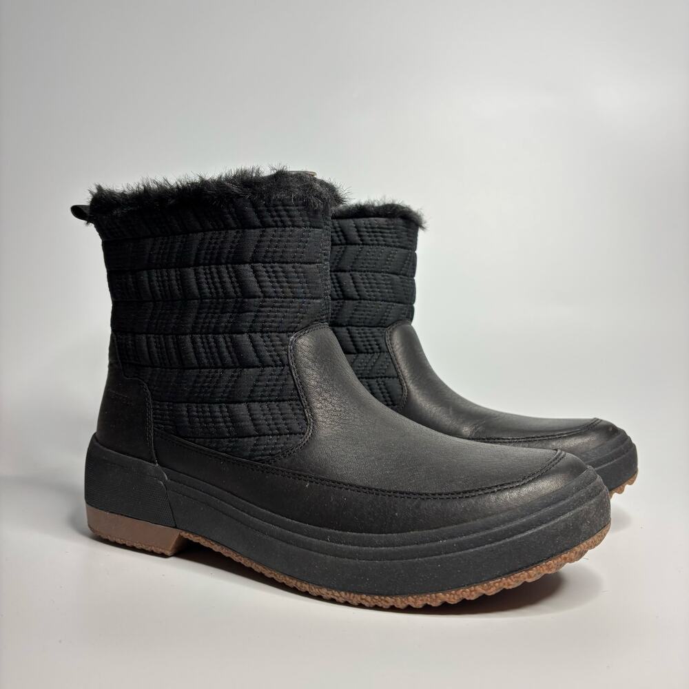Merrell Haven Bluff Polar Waterproof Boots in Black - Picture 5 of 9
